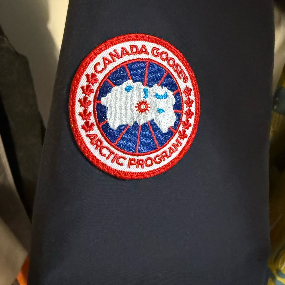 Canada Goose Black Jacket with Arctic Program Patch